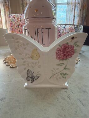 Butterfly Meadow Lenox Napkin Holder w/ tag 6336507